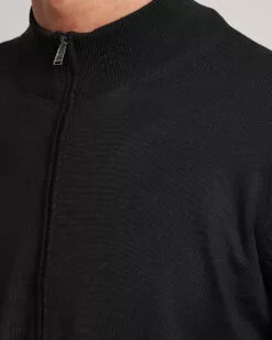 Balonso Full-Zip Sweater Black S -Boss Butikk 22245411r 5
