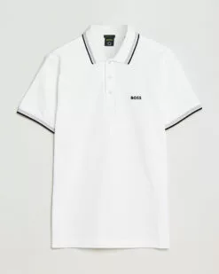 Boss Green Paddy Piké White S