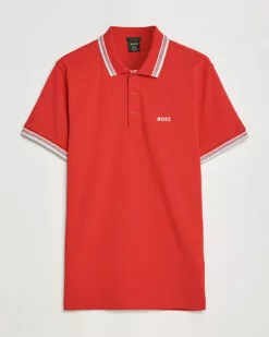 Boss Green Paddy Piké Medium Red S