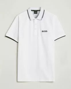 Boss Green Paddy Pro Piké White S