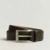 Barnabie Leather Belt 3,5 Cm Dark Brown 85