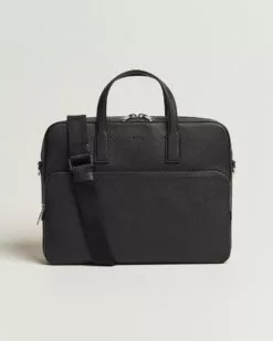 Crosstown Computer Leather Bag Black