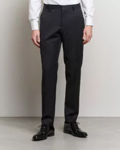 Genius Slim Fit Wool Trousers Black 46 -Boss Butikk 22276111r 3