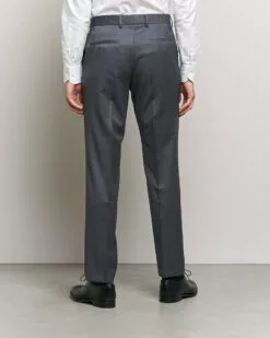 Genius Slim Fit Wool Trousers Dark Grey 46 -Boss Butikk 22276211r 4