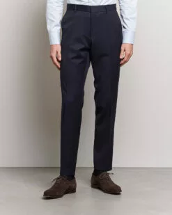 Genius Slim Fit Wool Trousers Dark Blue 46 -Boss Butikk 22276311r 3