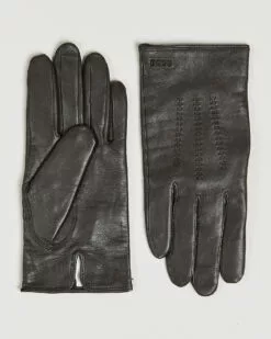 Hainz Leather Gloves Medium Brown 8,5