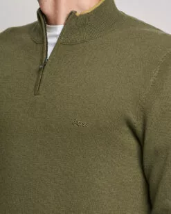 Barlo Lambswool Half Zip Open Green S -Boss Butikk 23253711r 5