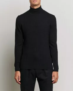 Lanerio Chunky Structured Polo Black L -Boss Butikk 23254311r 3