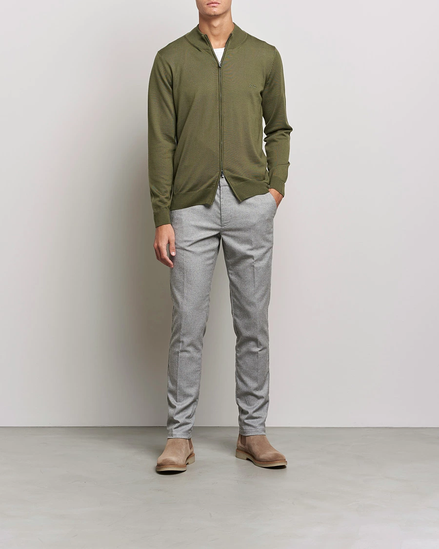 Balonso Full Zip Sweater Open Green M 2 Balonso Full Zip Sweater Open Green M - Bilde 2