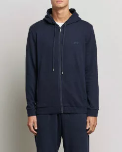 Cashmere Full Zip Hoodie Dark Blue S -Boss Butikk 23261311r 3