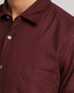 BOSS ORANGE Relegant Flannel Shirt Dark Red L -Boss Butikk 23266111r 5