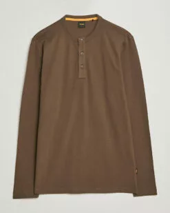 BOSS ORANGE Teetwill Henley Dark Green S