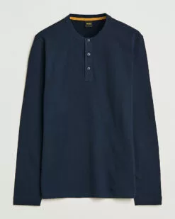 BOSS ORANGE Teetwill Henley Dark Blue S