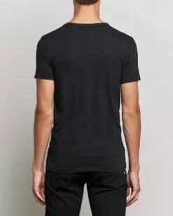 2-Pack V-Neck Slim Fit T-Shirt Black S -Boss Butikk 23278111r 4