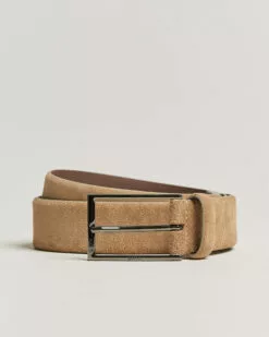 Calindo Suede Belt Medium Brown 85