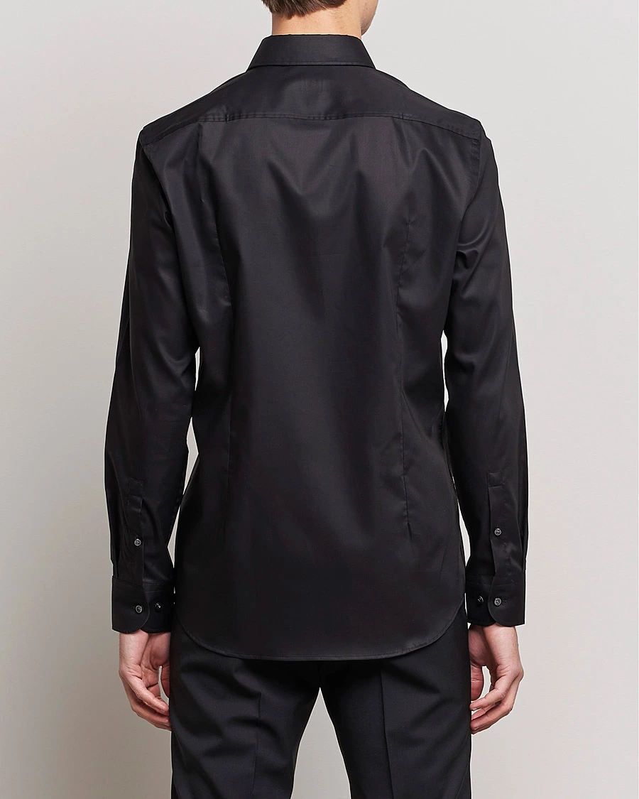 Hank Slim Fit Shirt Black 39 - M 4 Hank Slim Fit Shirt Black 39 - M - Bilde 4