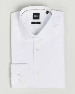 Hank Slim Fit Shirt White 39 - M