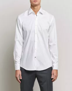 Hank Slim Fit Shirt White 39 - M -Boss Butikk 23915411r 3