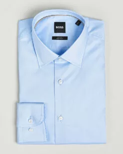 Hank Slim Fit Shirt Light Blue 38 - S