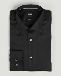 Joe Regular Fit Shirt Black 45 - XXL