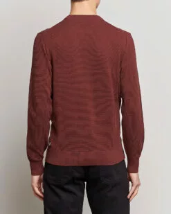 Ecaio Knitted Structured Sweater Medium Brown S -Boss Butikk 23922811r 4