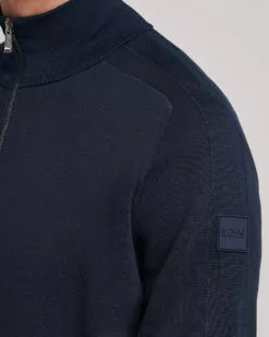 Fisio Knitted Full Zip Dark Blue S 9 Fisio Knitted Full Zip Dark Blue S -Boss Butikk 23923111r 5