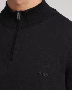 Padro Merino Knitted Half Zip Black S 9 Padro Merino Knitted Half Zip Black S -Boss Butikk 23923711r 5
