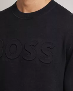 Foccus Knitted Sweater Black S -Boss Butikk 23924011r 5