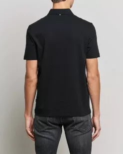 Pitton Waffle Polo Black S -Boss Butikk 23924711r 4