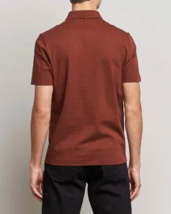 Pitton Waffle Polo Medium Brown S -Boss Butikk 23924811r 4