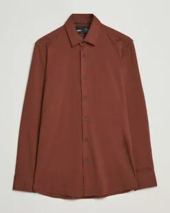 Hank 4-Way Stretch Shirt Medium Brown 38 - S