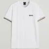 Boss Green Performance MB Crew Neck T-Shirt White S