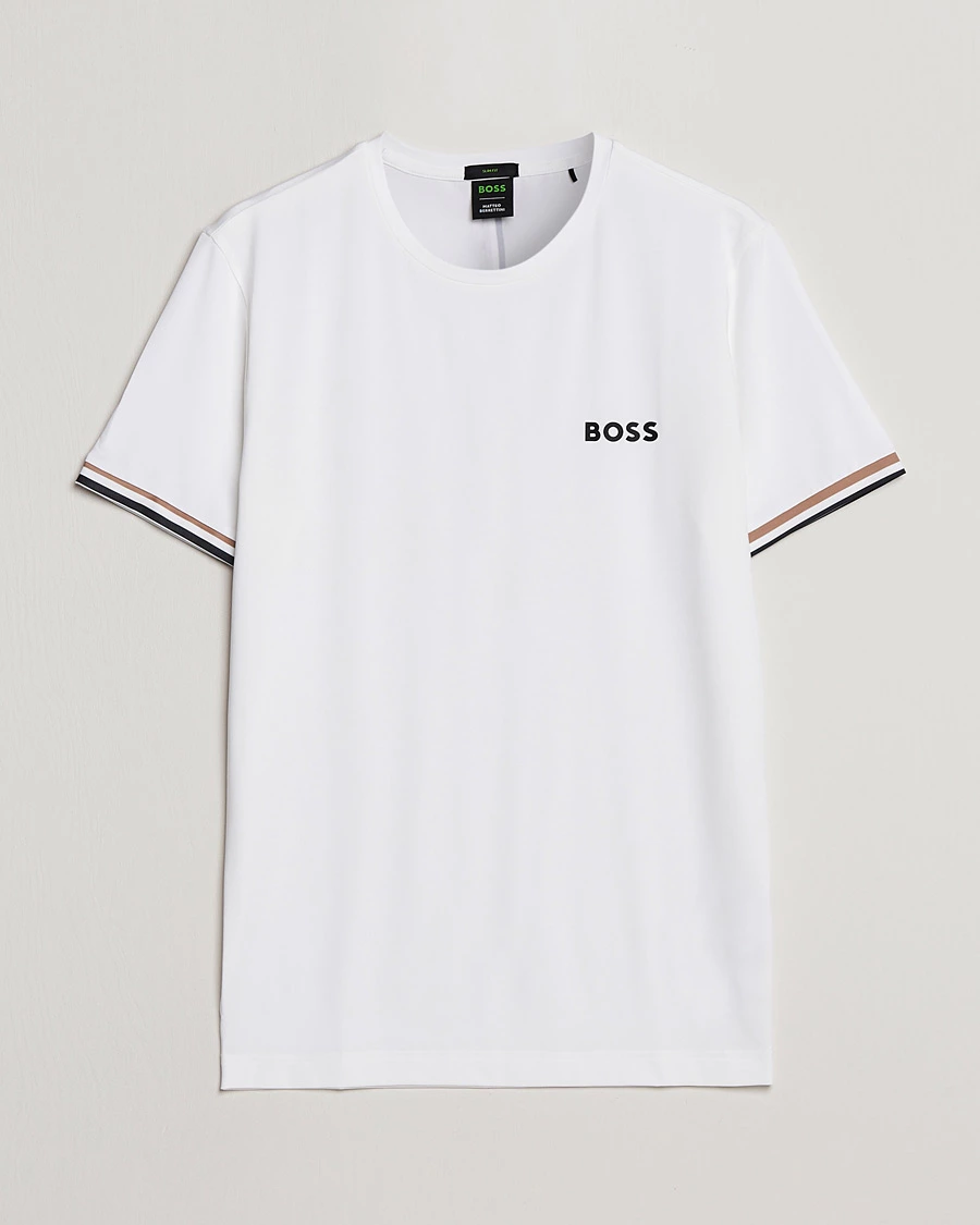 Boss Green Performance MB Crew Neck T-Shirt White S 1 Boss Green Performance MB Crew Neck T-Shirt White S