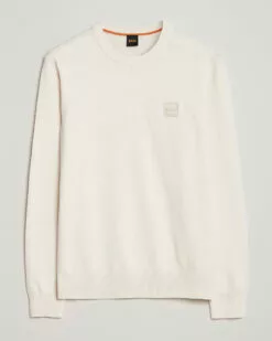 BOSS ORANGE Kanovano Knitted Sweater Open White M