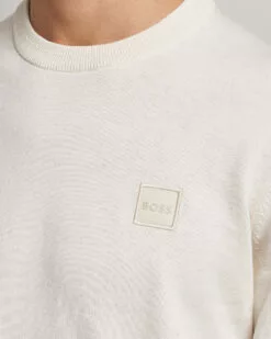 BOSS ORANGE Kanovano Knitted Sweater Open White M -Boss Butikk 23927011r 5