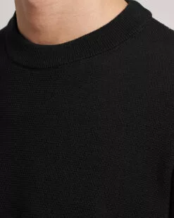 Ecaio Knitted Sweater Black M -Boss Butikk 24040511r 5