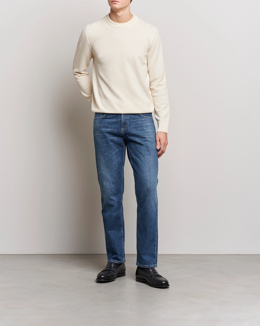 Ecaio Knitted Sweater Open White S 2 Ecaio Knitted Sweater Open White S - Bilde 2