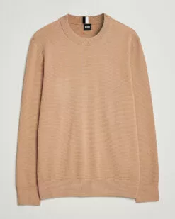 Ecaio Knitted Sweater Medium Beige S