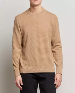 Ecaio Knitted Sweater Medium Beige S -Boss Butikk 24040711r 3