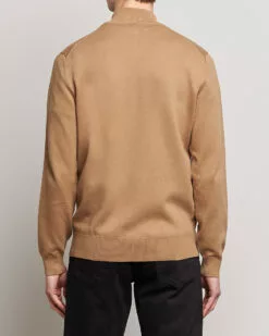 Palano Knitted Full-Zip Medium Beige S -Boss Butikk 24041211r 4