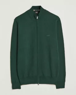 Palano Knitted Full-Zip Open Green S