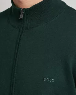 Palano Knitted Full-Zip Open Green S -Boss Butikk 24041311r 5