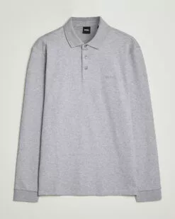 Pado Knitted Polo Shirt Silver S