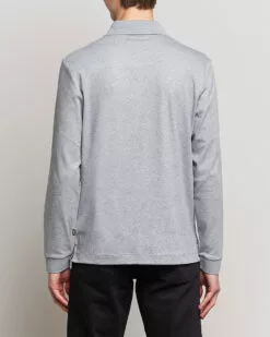 Pado Knitted Polo Shirt Silver S -Boss Butikk 24041411r 4