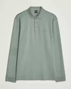 Pado Knitted Polo Shirt Open Green S