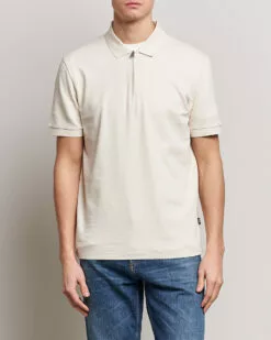 Paras Structured Polo Open White L -Boss Butikk 24042711r 3