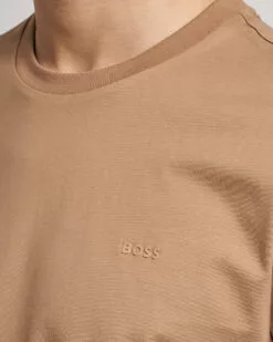 Thompson Logo Crew Neck T-Shirt Medium Beige S -Boss Butikk 24042811r 5