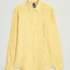 Liam Linen Shirt Bright Yellow S