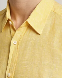 Liam Linen Shirt Bright Yellow S -Boss Butikk 24044311r 5