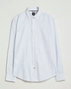 Hal Cotton/Linen Striped Shirt Pastel Blue 41 - L